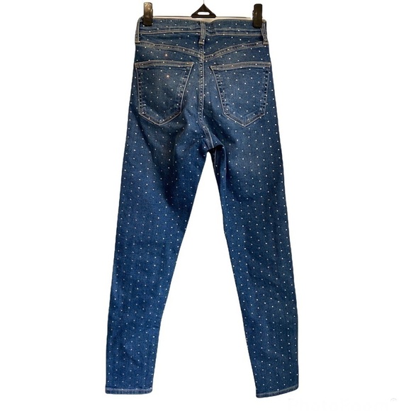 TOPSHOP Moto Jamie Diamonds Studded Jeans size 24 - Picture 6 of 8